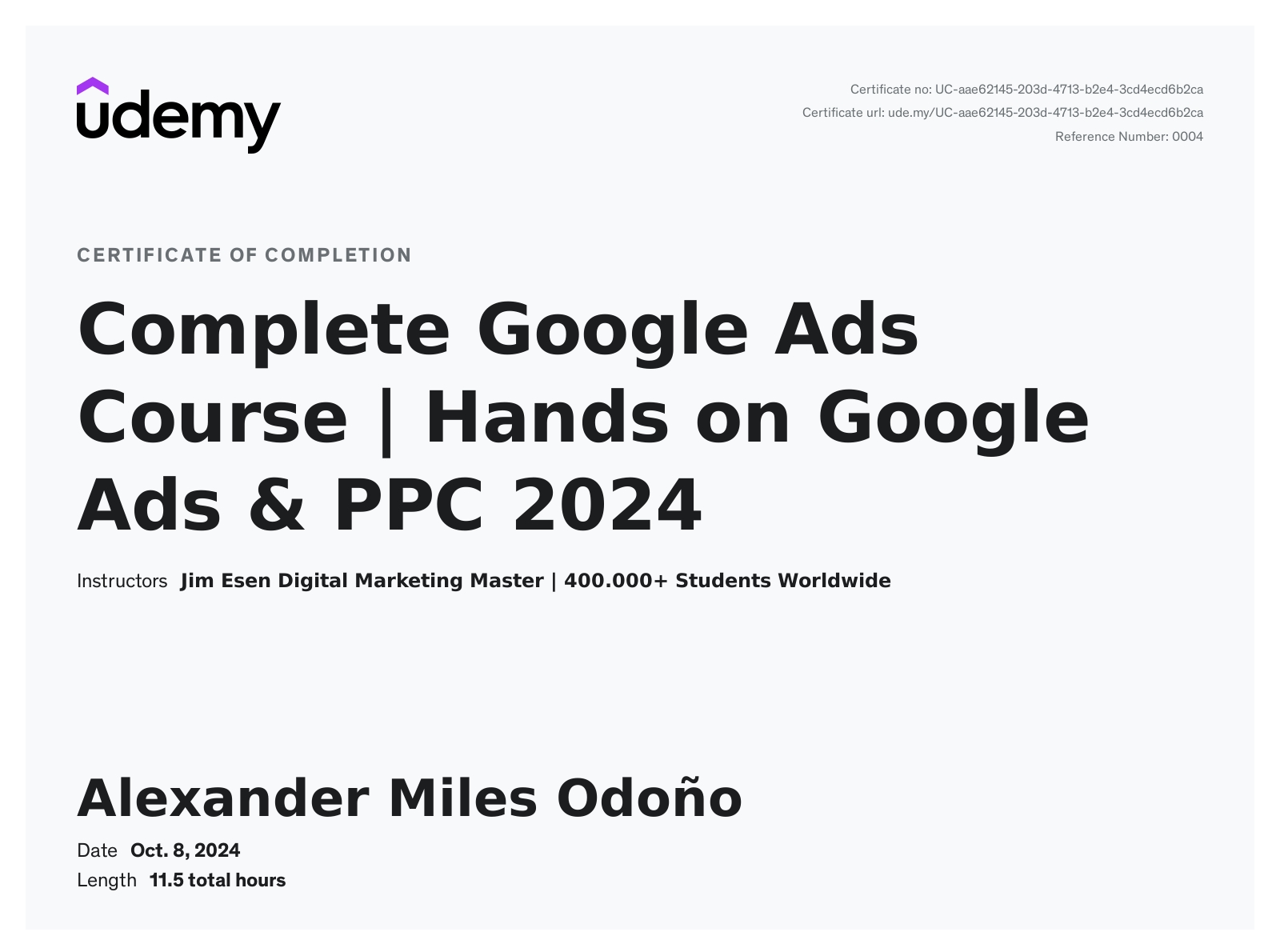 Complete Google Ads Course - Hands on Google Ads & PPC 2024 Complete Google Ads Course - Hands on Google Ads & PPC 2024