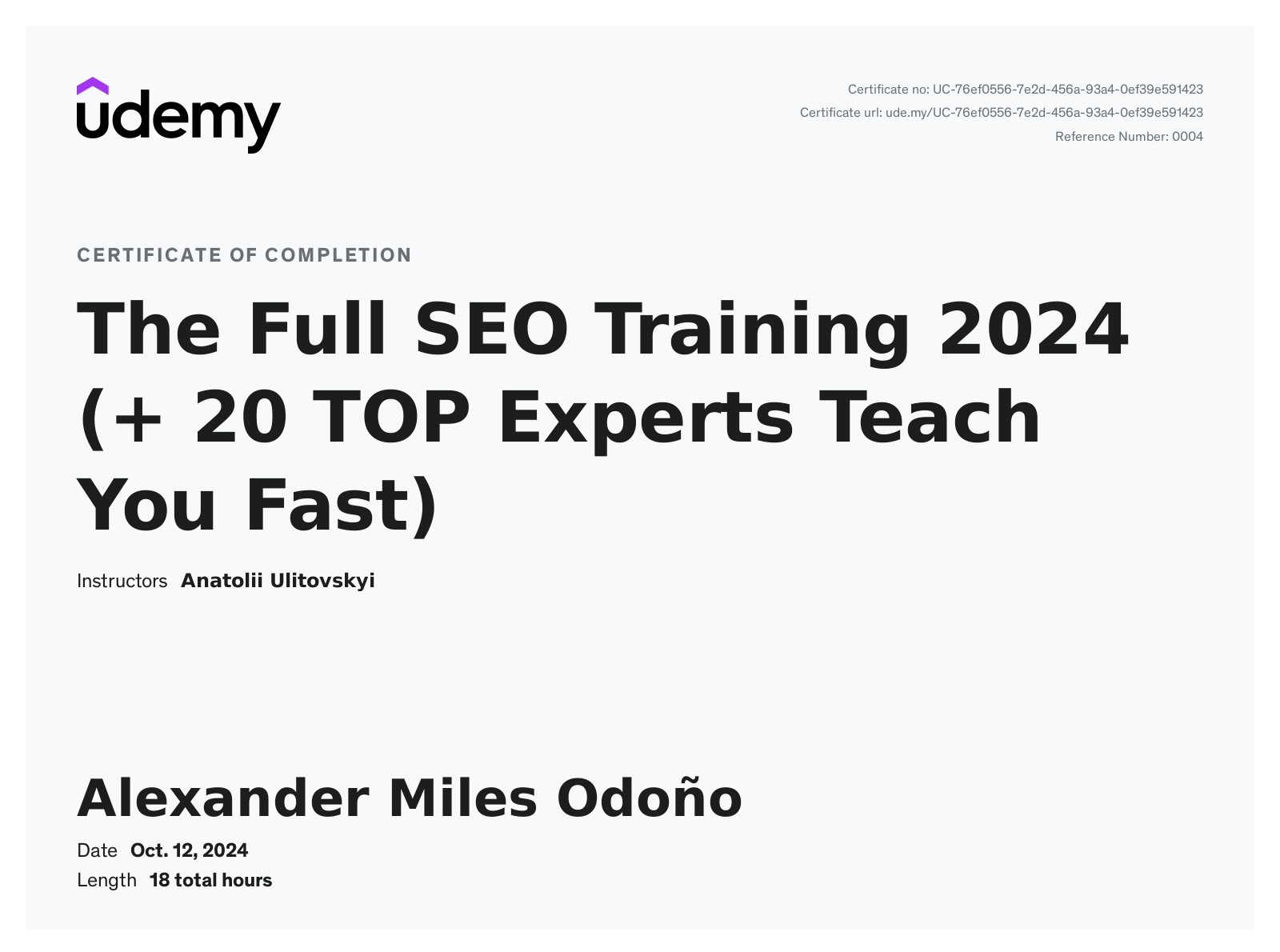 The Full SEO Training 2024 (+ 20 TOP Experts Teach You Fast) The Full SEO Training 2024 (+ 20 TOP Experts Teach You Fast)